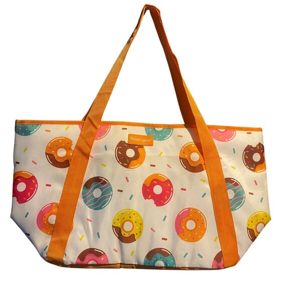 Large cooler bag Neutrogena Donuts Summer Vacation Cruise Beach 13x23 - Picture 1 of 6